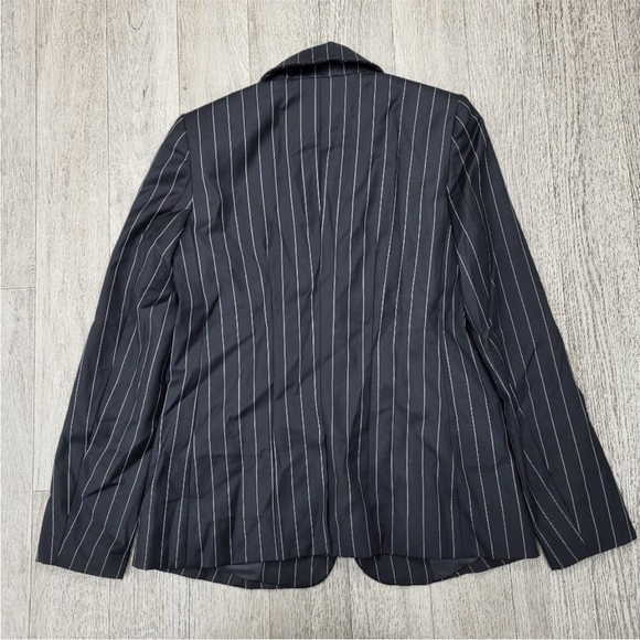 NWT Frame Denim Striped Wool Lined Blazer Size 2 - Picture 3 of 3
